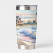 Coastal Walk to Lighthouse at Sunset Thermobecher (Links)