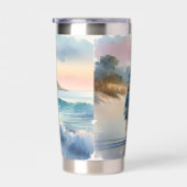 Coastal Walk to Lighthouse at Sunset Thermobecher (Rechts)