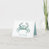 Coastal Watercolor Crab Personalized (Vorderseite)