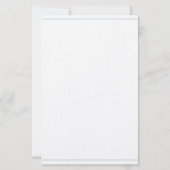 Coastal Watercolor Crab Personalized Briefpapier (Rückseite)