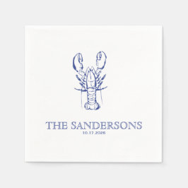 Coastal Wedding Napkin Serviette