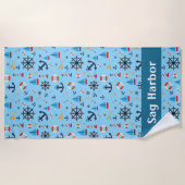 Coastcape Nautical Beach Handtuch (Vorderseite)