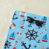 Coastcape Nautical Beach Handtuch (Beispiel)