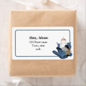 Coastell Seashell Beach Blue Iris elegant modern (Insitu)