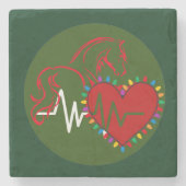  Coaster Christmas Logo Steinuntersetzer (Vorderseite)