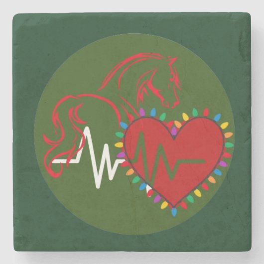 Coaster Christmas Logo Steinuntersetzer (Vorderseite)