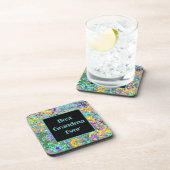 Coaster for Grandmother - "Best Grandma Ever" Getränkeuntersetzer (Rechte Seite)