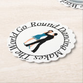 Coaster for the Round Danceer Untersetzer (angewinkelt)