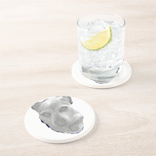 Coaster – Minimalist Pup Graphic Getränkeuntersetzer (Seite)