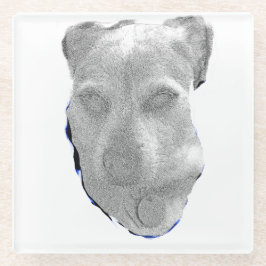 Coaster – Minimalist Pup Graphic Glasuntersetzer