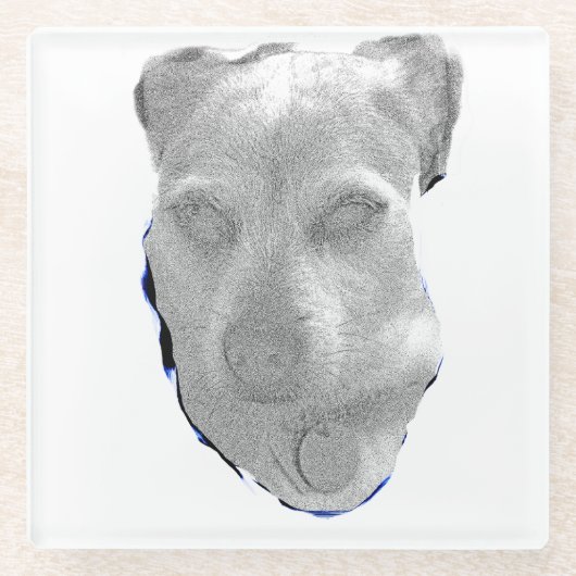 Coaster – Minimalist Pup Graphic Glasuntersetzer (Vorderseite)