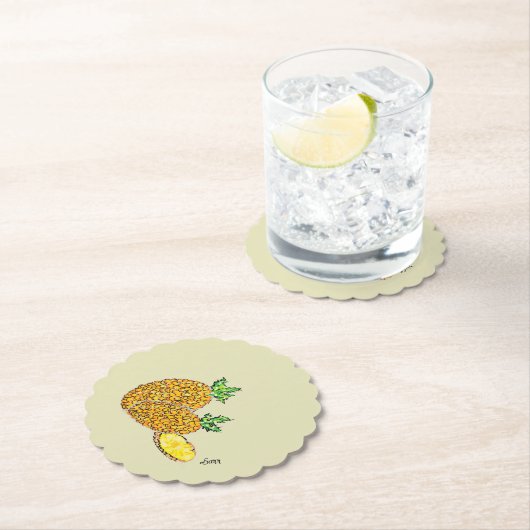 Coaster : Pineapples Untersetzer (Vor Ort)