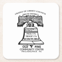 Coaster (Plastic) Rechteckiger Pappuntersetzer