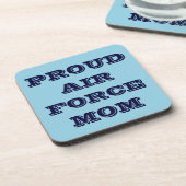 Coaster Set Proud Air Force Mom Untersetzer (Linke Seite)