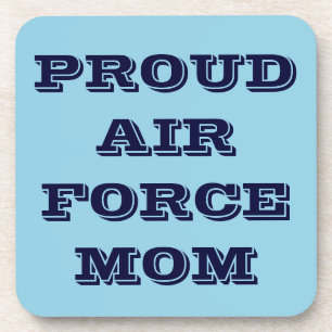 Coaster Set Proud Air Force Mom Untersetzer