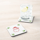 Coaster-Set - Santa und Stechpalme Getränkeuntersetzer (Rechte Seite)
