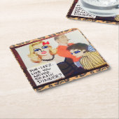 COASTER-SET VON 6-PUHLEEZ. WIE SIE NIE RECHTECKIGER PAPPUNTERSETZER (angewinkelt)