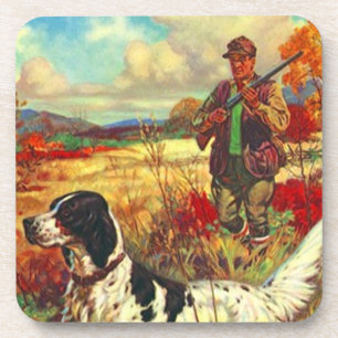Coaster Vintage-Vogeljagd-Hochland-Setter Untersetzer