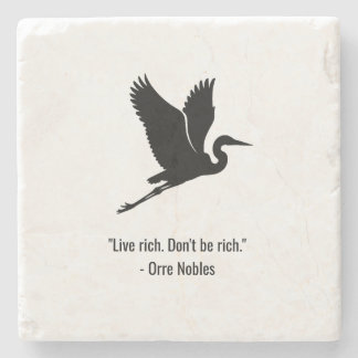 Coaster-Weisheit von Orre. Steinuntersetzer