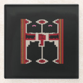 Coaster with Design of Borneo Glasuntersetzer