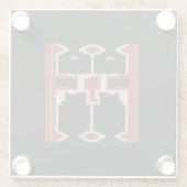 Coaster with Design of Borneo Glasuntersetzer (Rückseite)