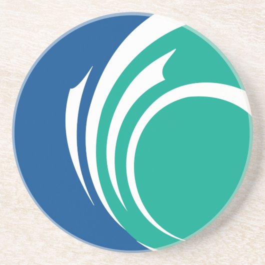 Coaster with Flag of Ottawa, Canada Getränkeuntersetzer (Vorne)