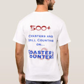 CoasterCounter.com 500+ Verein T-Shirt (Rückseite)