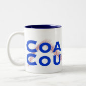 CoasterCounter.com-Tasse Zweifarbige Tasse (Links)