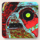 CoasterFrequency - Serpent Abstract Hartplastik Getränkeuntersetzer (Vorderseite)