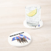 CoasterHowling im Regen Getränkeuntersetzer (Seite)