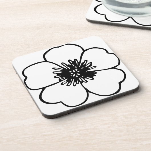 Coasters-Flowers-10 Untersetzer (Linke Seite)