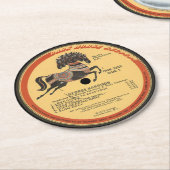 Coasters - George Harrison Runder Pappuntersetzer (Angewinkelt)