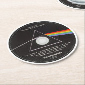 Coasters - Pink Floyd Dark Side Runder Pappuntersetzer (Angewinkelt)