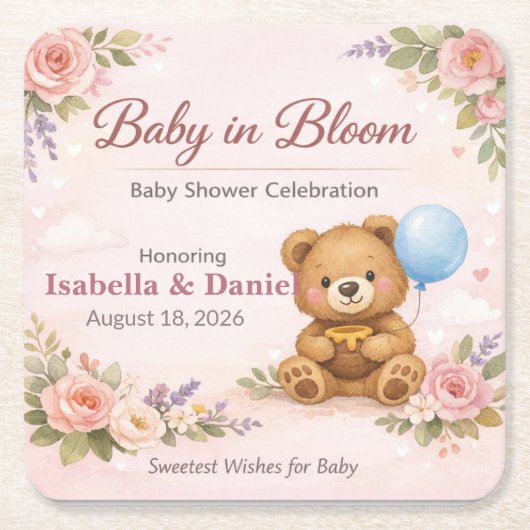 Coasters Rechteckiger Pappuntersetzer (Vorderseite)