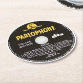 Coasters - Revolver Runder Pappuntersetzer (Angewinkelt)