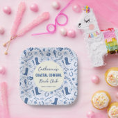 Coastgirl Bach Club Fun Muster Pappteller (Party)