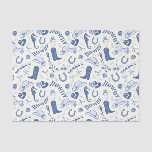 Coastgirl Bach Club Fun Muster Seidenpapier (Vorderseite)