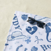 Coastgirl Bach Club Fun Muster Strandtuch (Beispiel)