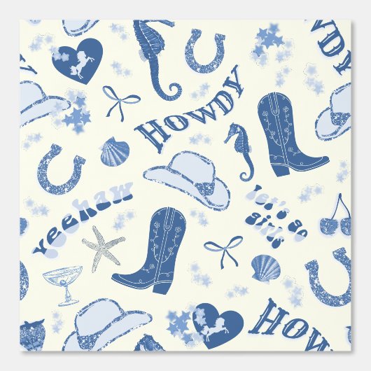 Coastgirl Bach Club Fun Muster Tapete (Vorderseite)