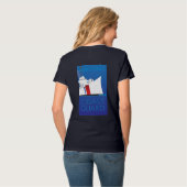 Coastie Kunst-Deko-Schneider-T - Shirt (Rückseite Vollansicht)