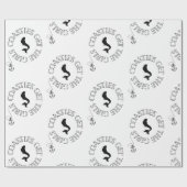 Coasties holen die Mädchen zum Wrapping Paper Geschenkpapier (Flach)