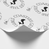 Coasties holen die Mädchen zum Wrapping Paper Geschenkpapier (Ecke)