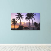 Coastline St. Kitts Leinwanddruck (Insitu (Holzboden))