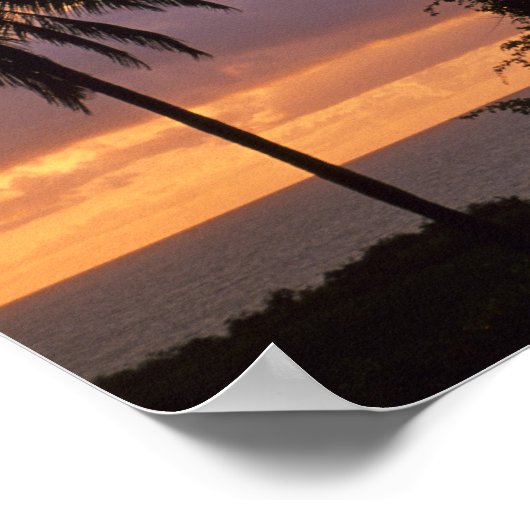 Coastline St. Kitts Poster (Ecke)