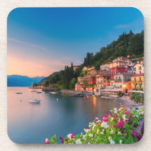 Coastline Varenna, Lombardy, Italy Getränkeuntersetzer