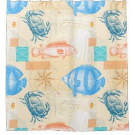 Coastyle Collage Florida Beach House Duschvorhang