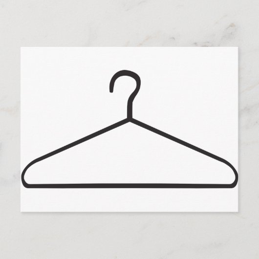 Coat Hanger Wire Postkarte (Vorderseite)
