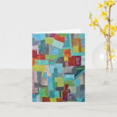 Coat many Colors Blank Notecard Karte (Gelbe Blume)