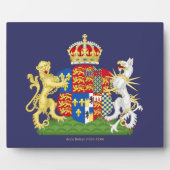 Coat of Arms Anne Boleyn Fotoplatte (Vorderseite)