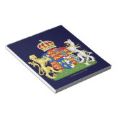 Coat of Arms Anne Boleyn Notizblock (angewinkelt)